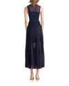 Navy Blue Heart Shape Design Dress