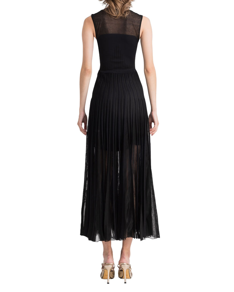 Black Heart Shape Design Knit Dress