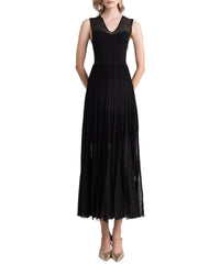 Black Heart Shape Design Knit Dress