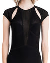 Knit Midi Dress With Cut-Outs