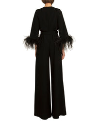 V-Neckline Loose Jumpsuit