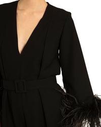 V-Neckline Loose Jumpsuit