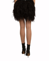 Feather Short Skirt