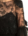 Fully Beaded Ruffled Top