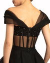 Beaded Asymmetrical Corset