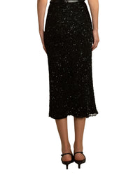 Fully Beaded Slim Skirt