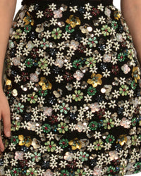 Fully Beaded Short Skirt