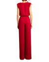 Crepe Top with Overlapped Pants