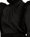 Ruffled Shoulders Top
