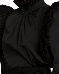 Ruffled Shoulders Top