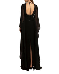 V-Neckline top paired with a slim cut skirt
