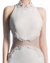 Illusion Cut-Out Bridal Dress
