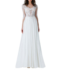 Lace Dress with Sleeves