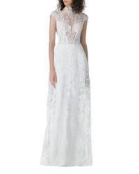 Embroidered Lace Dress