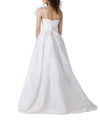 Bow-Like Organza Dress