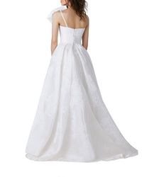 Bow-Like Organza Dress