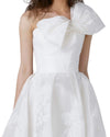 Bow-Like Organza Dress
