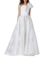 Bow-Like Organza Dress