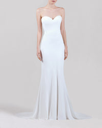 Heart-Shaped Strapless Gown