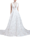 Deep V-Neckline Dress
