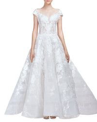 Slightly Off-Shoulder Gown
