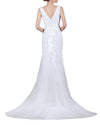 Plunging V-Neckline Gown