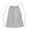 Drawstring Silver Backpack